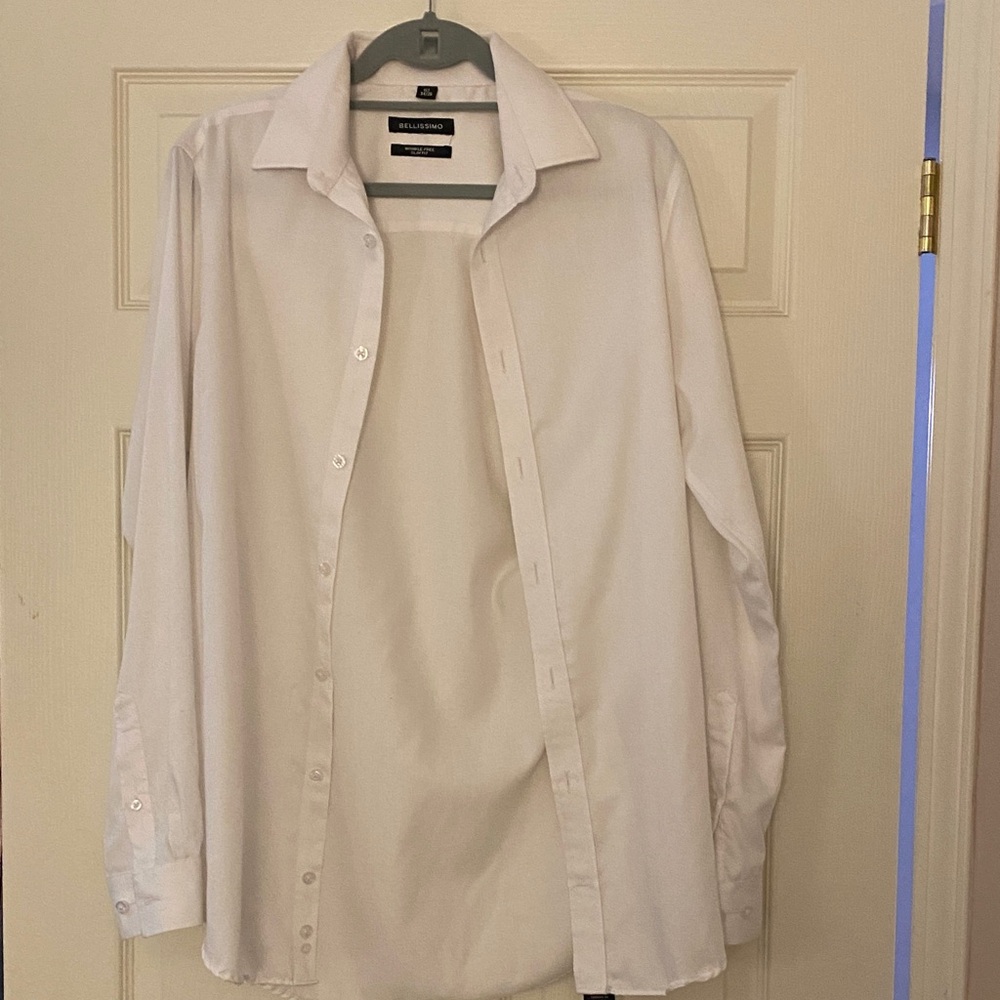 Calvin Klein Men's White Dress Shirt